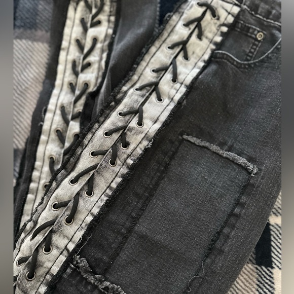 Waimea Men’s Black Distressed Skinny Jeans 34x32 - Picture 4 of 8